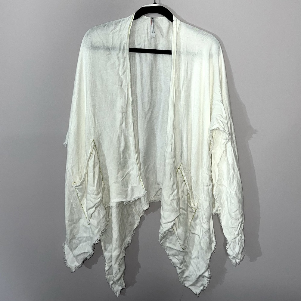 White sheer coverup/shawl